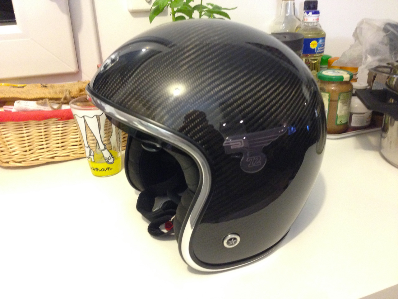 Casque moto Jet : marque GPA