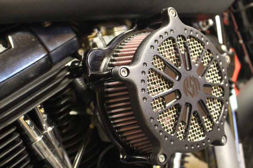 filtre à air sur Harley Davidson