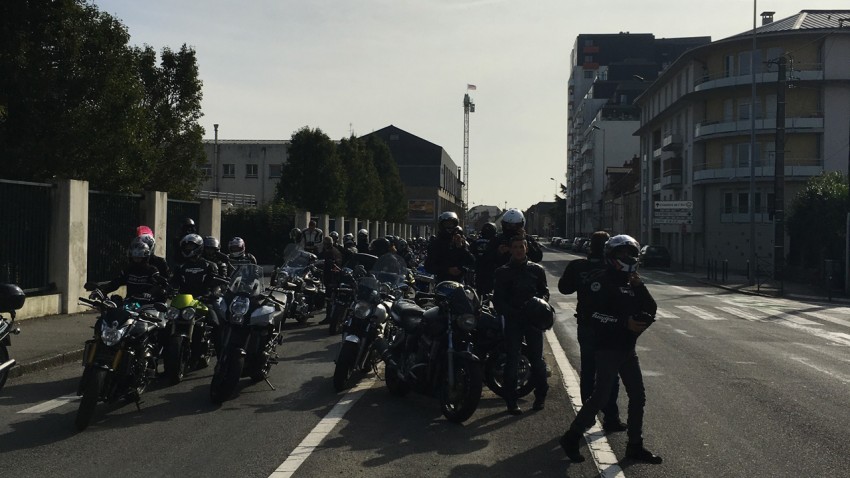 en pleine manifestation Rennes