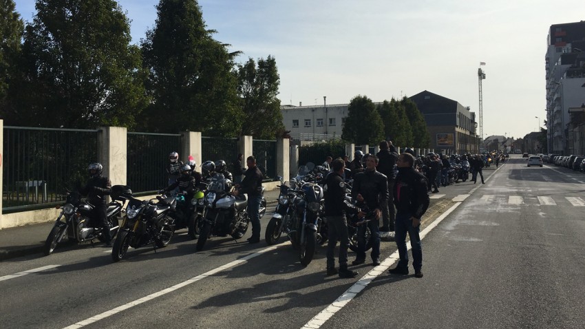 manif moto à Rennes