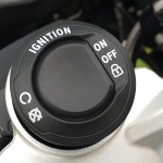 bouton de démarrage de la moto R 1200 GS