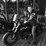 Jean-claude et son Forty Eight Harley Davidson