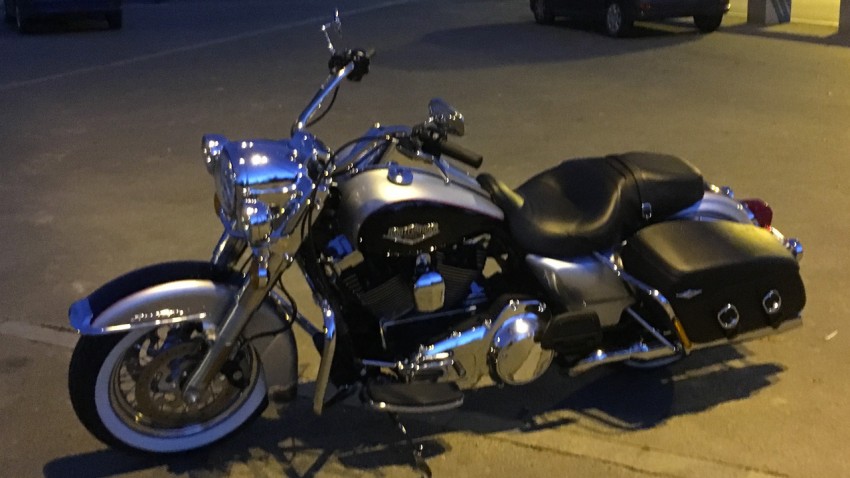 essai moto Roadking Harley Davidson