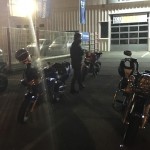 arrivée à Rennes pour les motards Rennais