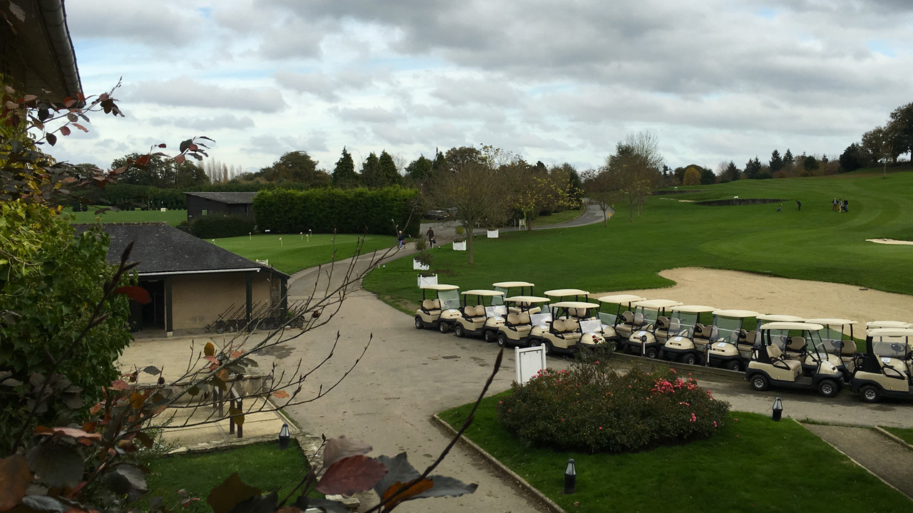 Golfette au Golf de Saint-Malo