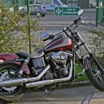 David Jazt et sa Harley Davidson Streetbob