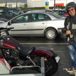 premier essai moto Harley Davidson à Rennes pour Bruno