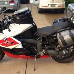 K1300S avec Softbag et valise rigide BMW