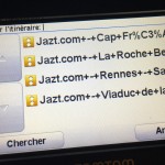 Roadbook sur le Tomtom Rider V4