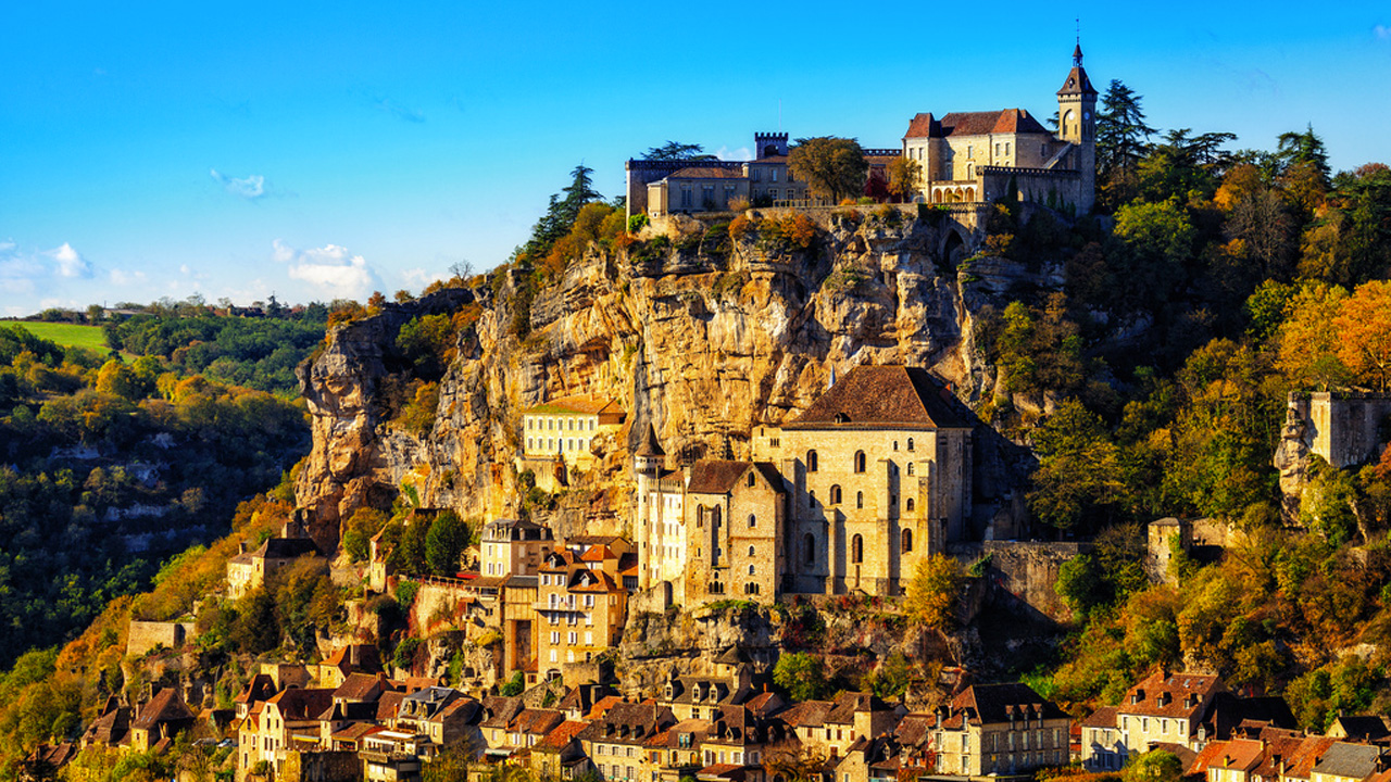 Rocamadour à moto