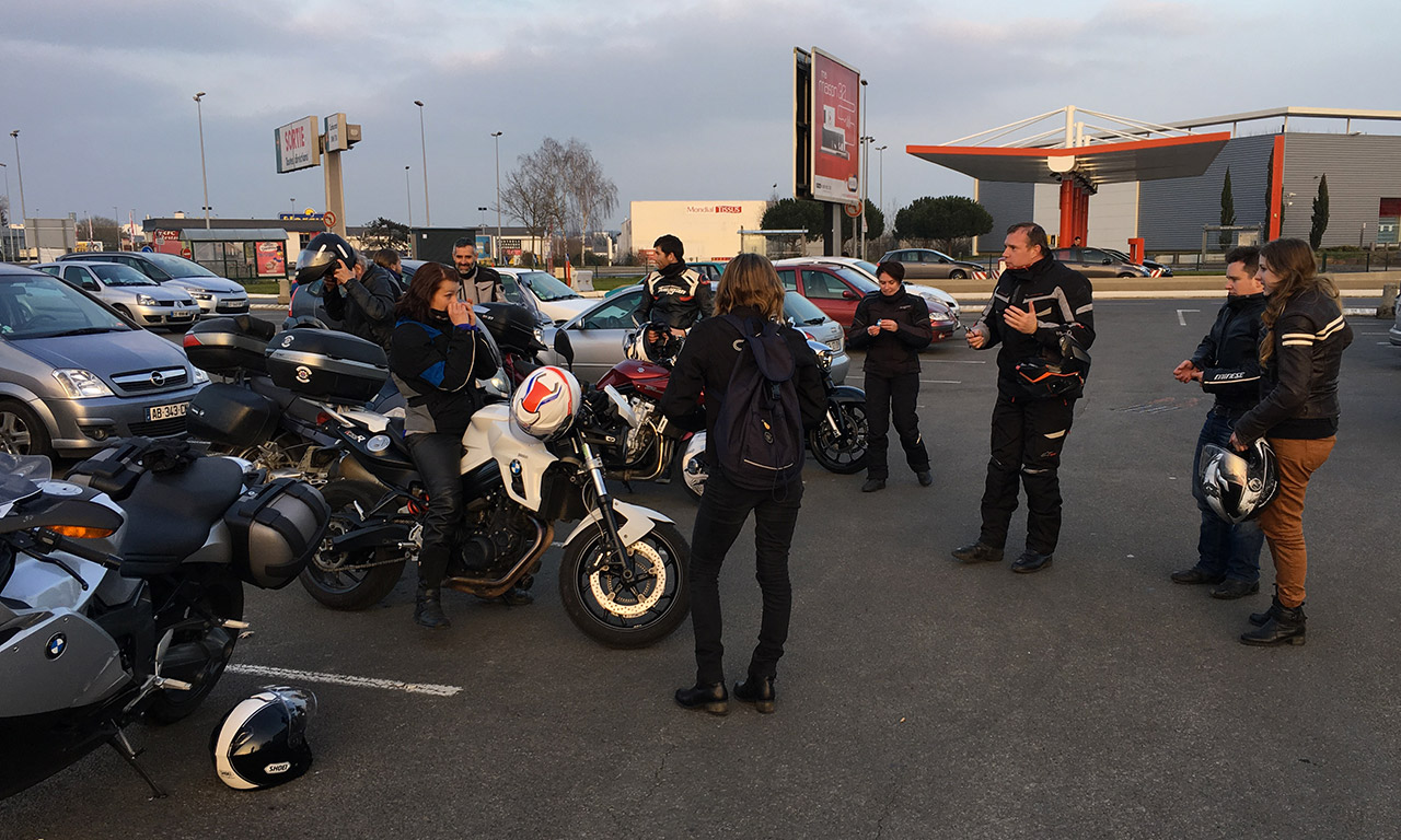 motard rennais à Saint-Grégoire