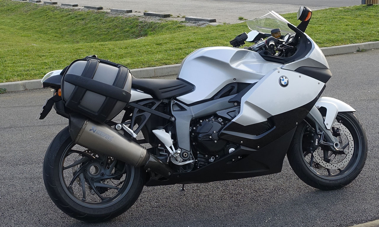 moto BMW équipée du GPS