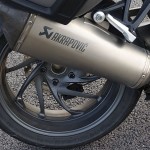 échappement akrapovic sur le K13