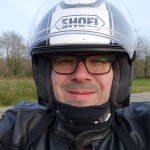 David Jazt roule en Shoei JCRuise Corso