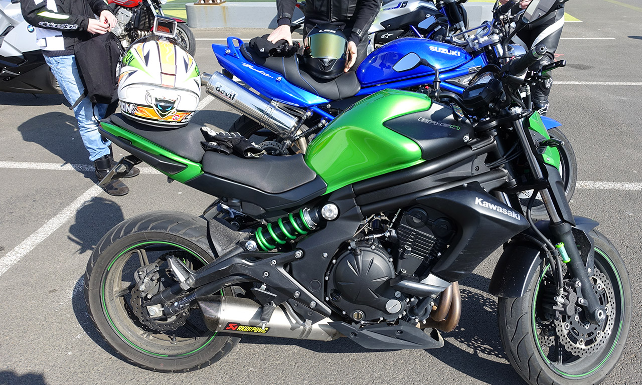 Kawasaki ER6 de Jérémy