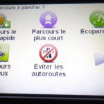 choix du type de route sur le Tomtom Rider V4