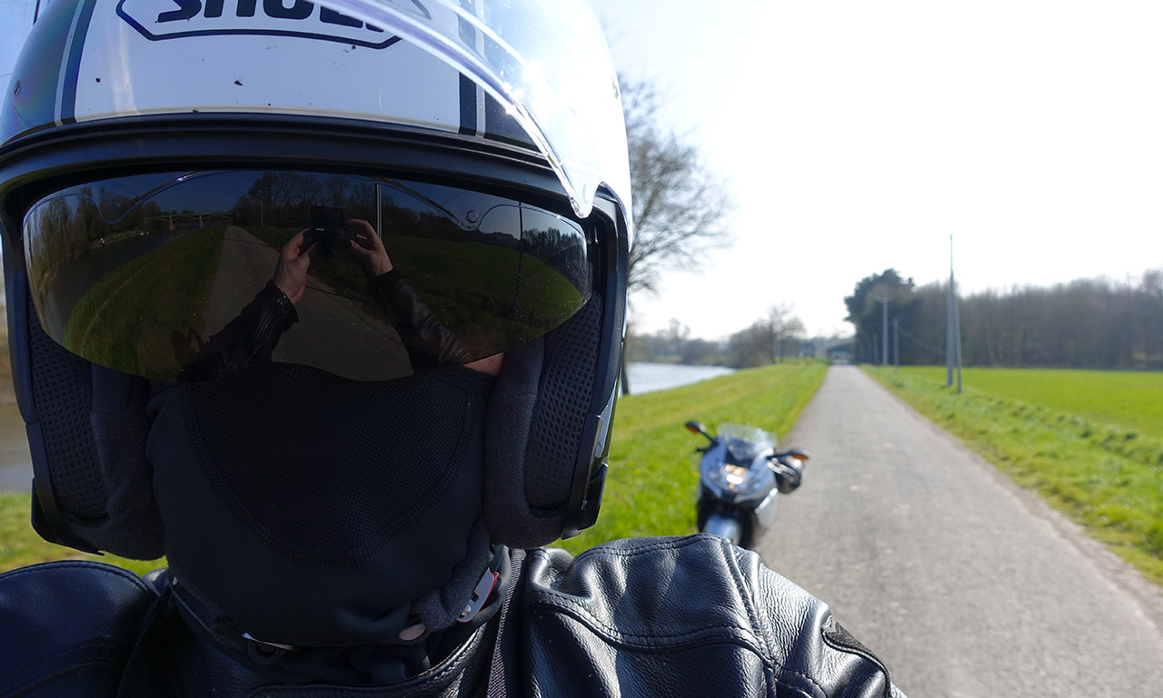 David Jazt sur son K1300S