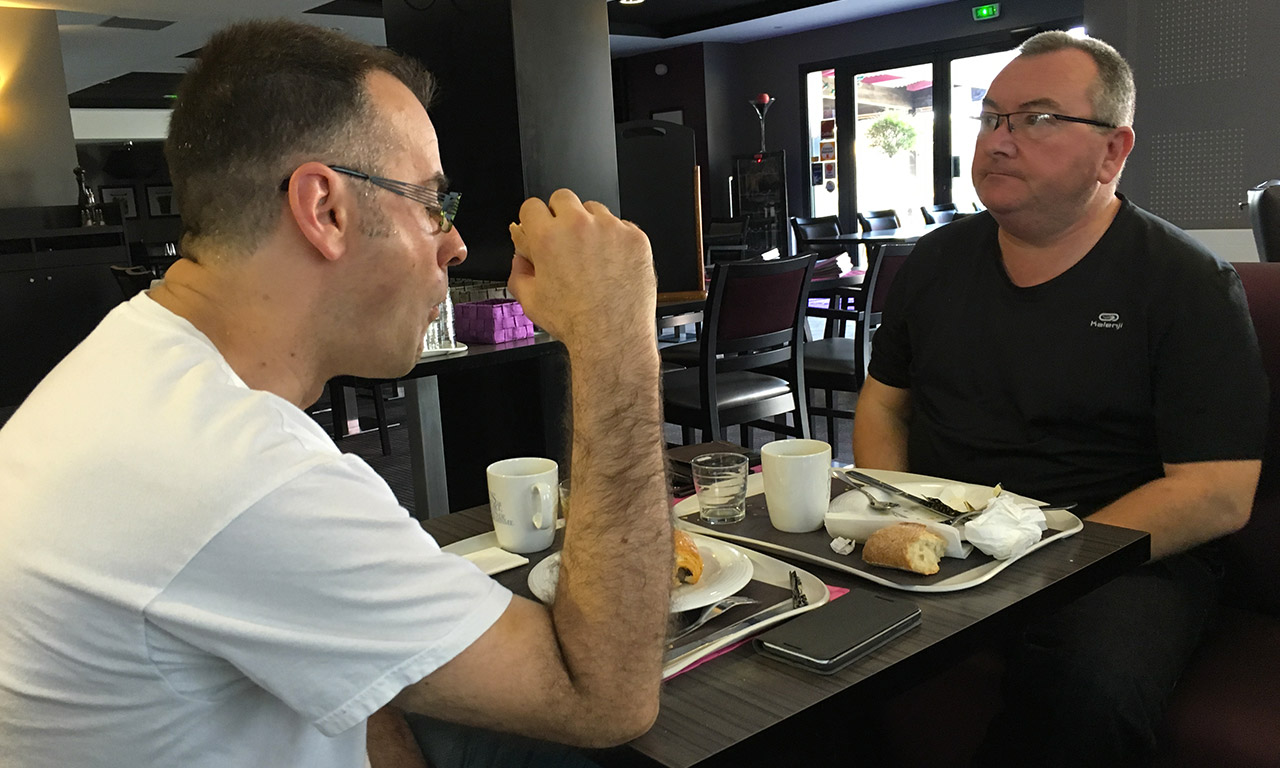 petit déjeuner au Kyriad d'Auray