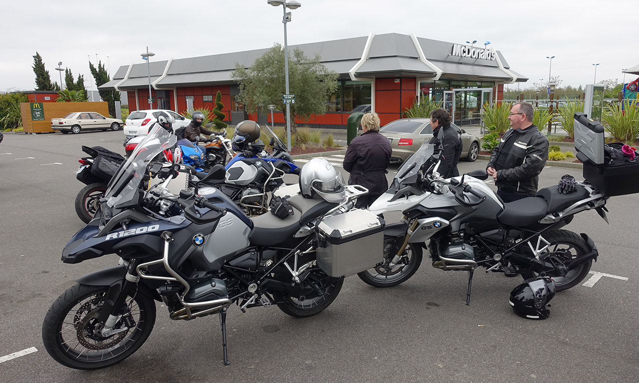 groupe motard près de Rennes