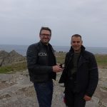 Laurent et Jean-Claude à la pointe du Raz