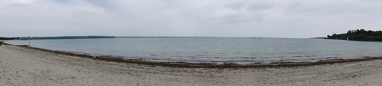 panoramique sur la plage du Cap Coz