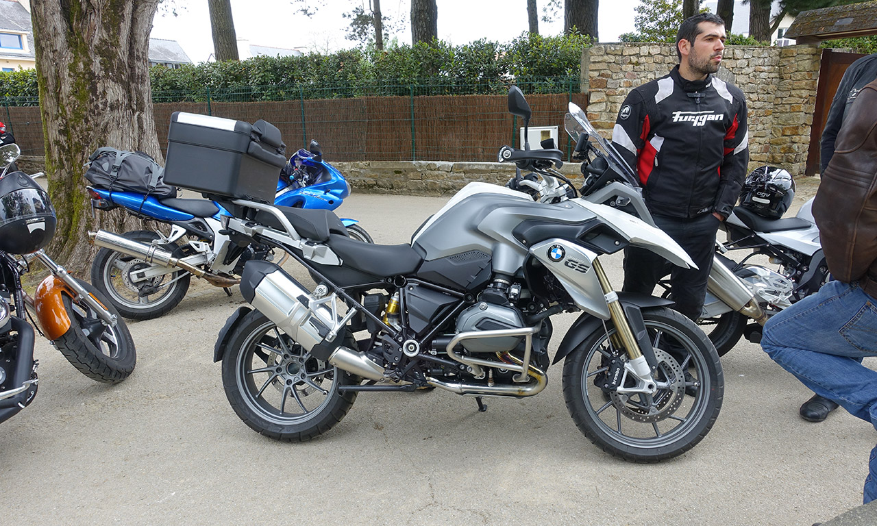 la moto de David Jazt pour le Tour de Bretagne