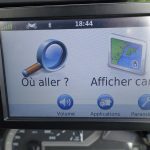 Ecran de départ sur le GPS BMW Navigator 5