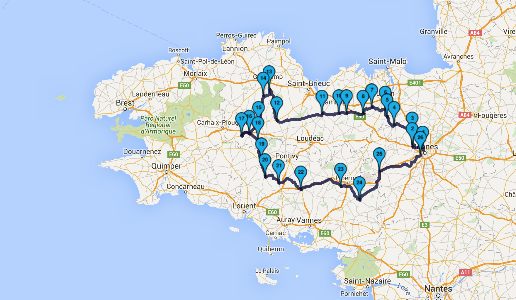 roadbook moto bretagne