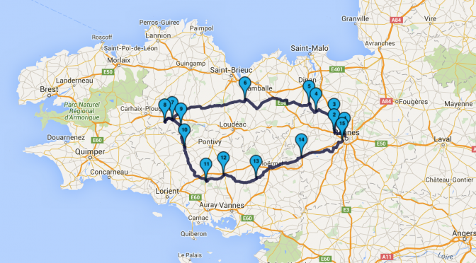 balade moto et roadbook Bretagne