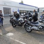 arrivée sur Rennes depuis Saint-Malo des motards Rennais