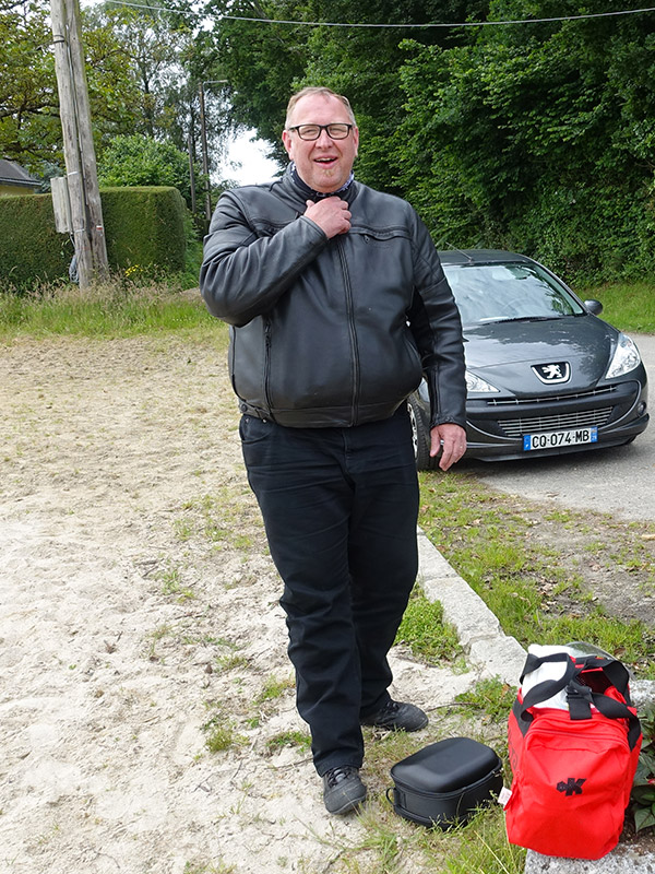 Arnaud, motard Rennais en BMW