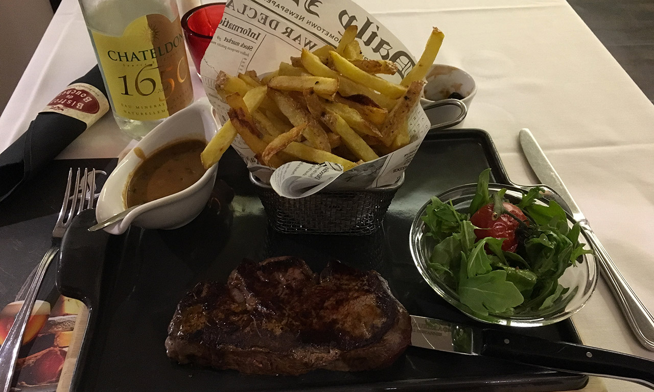 Rachelle Aurillac et son filet de boeuf