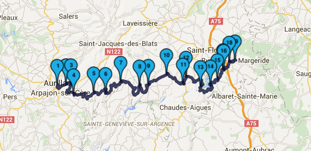 roadbook massif central