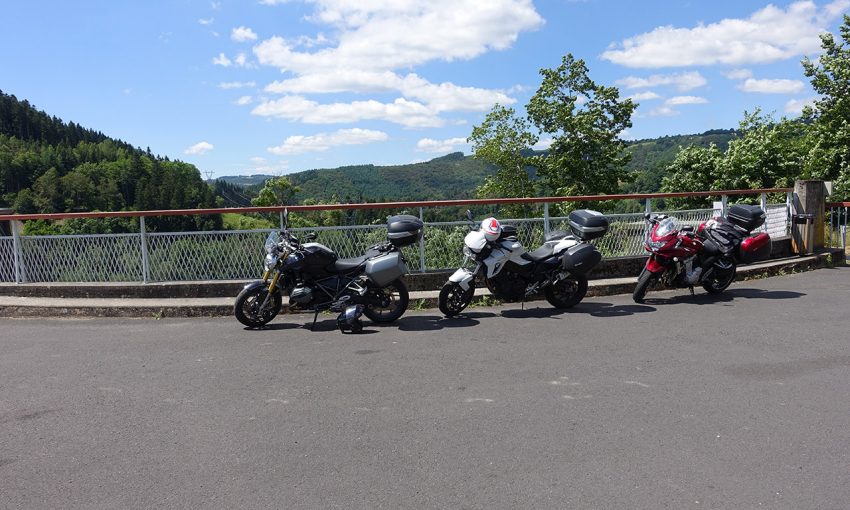 les motards rennais au coeur de la dordogne