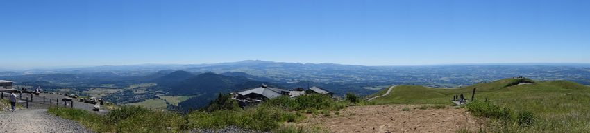 vue panoramique depuis le Puy de Dôme
