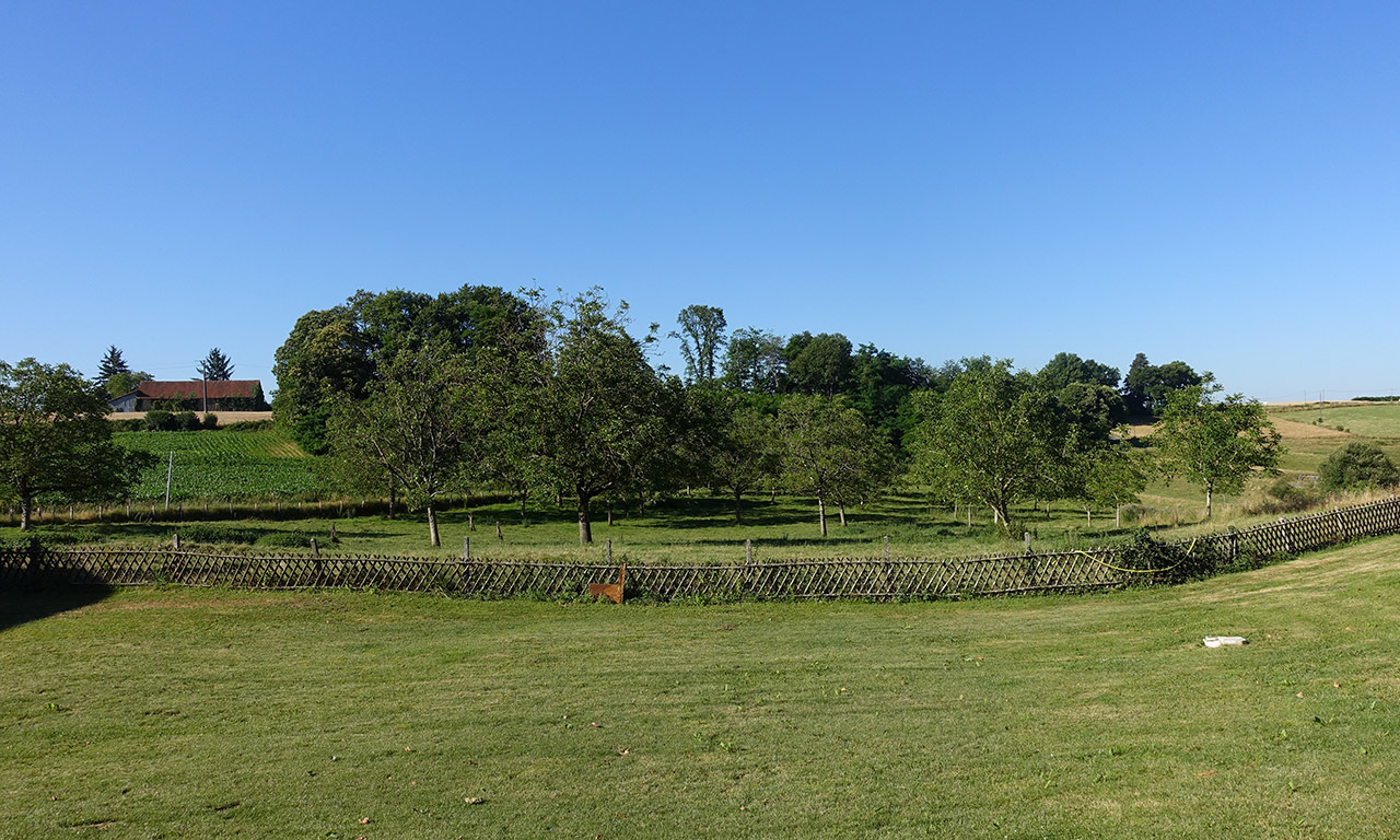 vue depuis la ferme Laupillère à Sarrazac