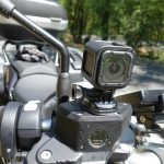 Caméra GoPro sur moto BMW