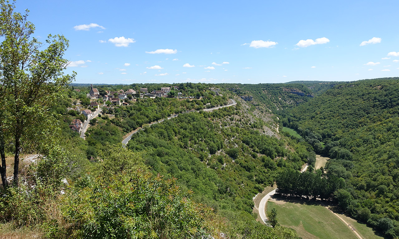 vue panoramique depuis Rocamadour