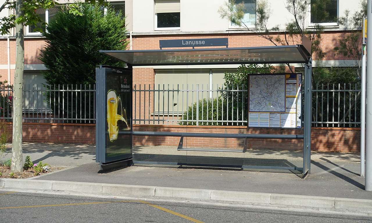 arrêt de bus : lanusse à Toulouse