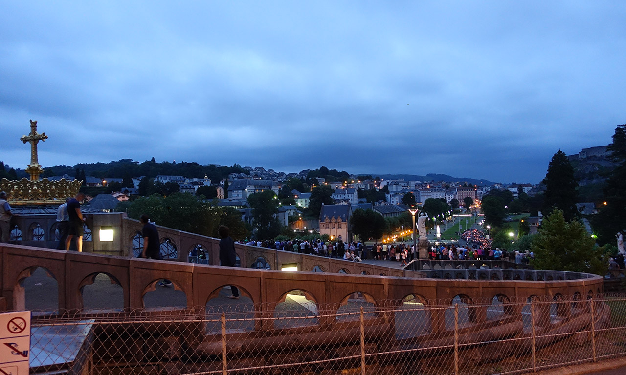 Messe donnée à Lourdes