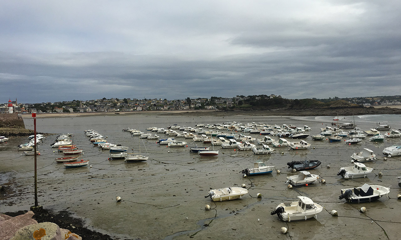 mer basse à Erquy