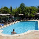 piscine à l'hôtel le Lodge de Bayonne - Ondres