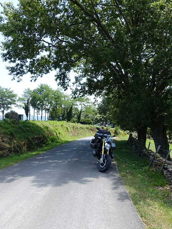 pause motarde au coeur des montagnes