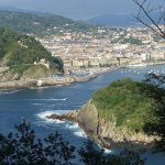 saint sebastien depuis l'hôtel mercure