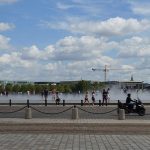 vue depuis la place de la Bourse à Bordeaux