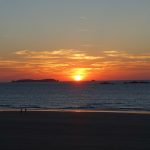 couché de soleil à Saint-Malo (plage de Rothéneuf)