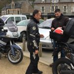 départ de la Gacilly vers Rennes à moto