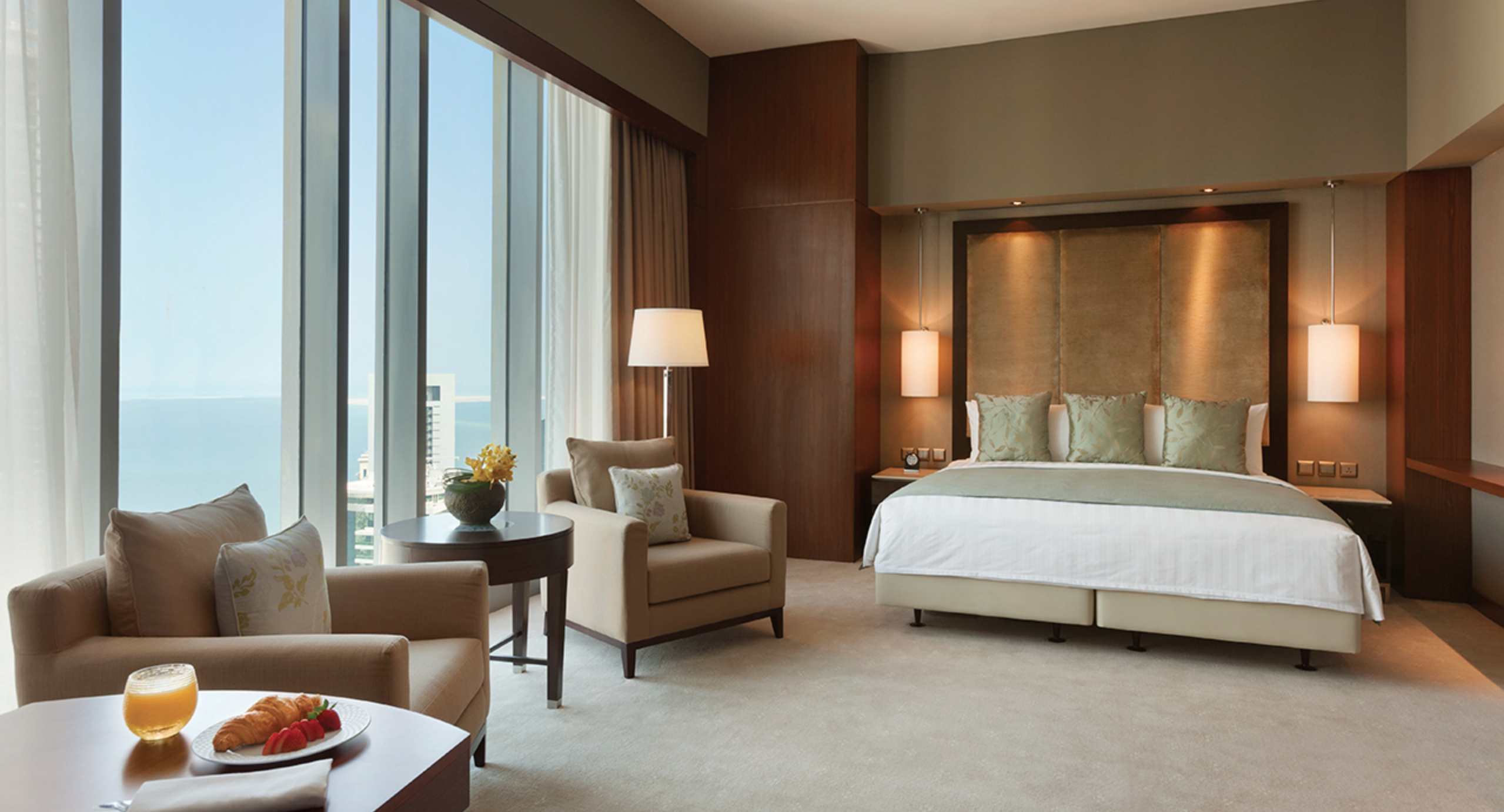 Chambre Deluxe de l'Hôtel 5 étoiles Shangri-La à Doha
