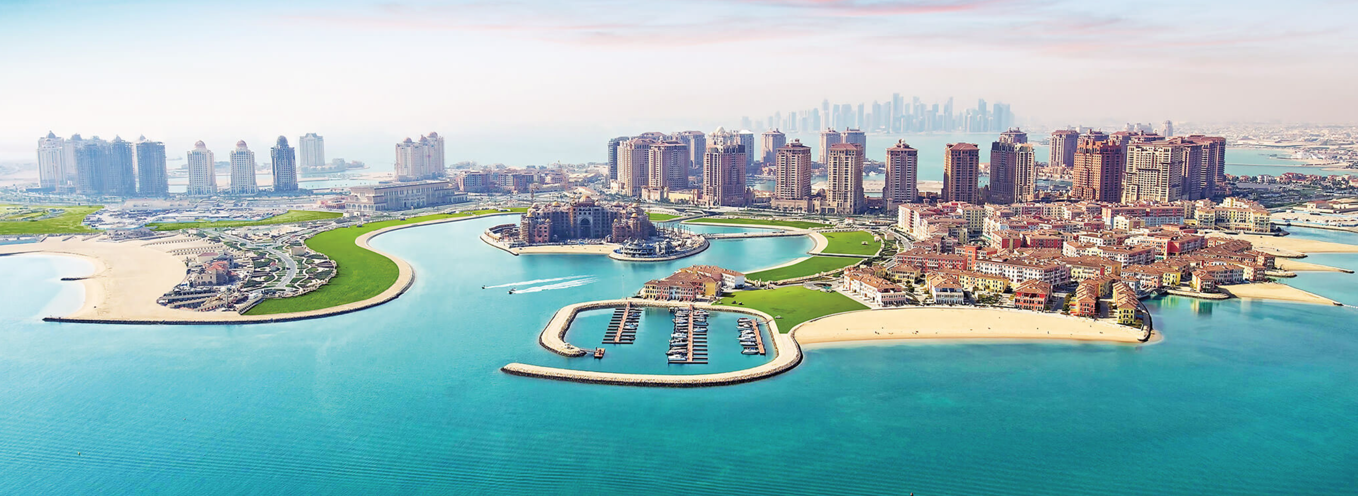 Ville de Doha capital du Qatar