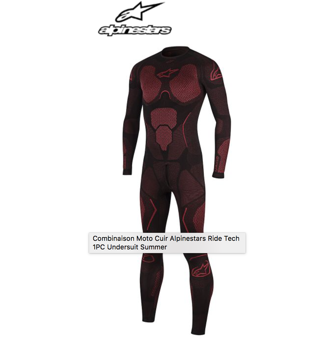 ALPINESTARS RIDE TECH 1PC UNDERSUIT SUMMER